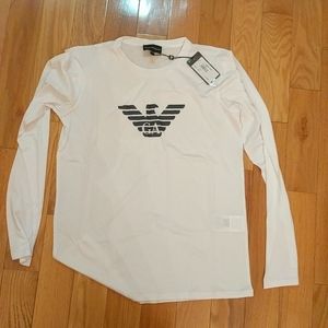 Emporia Armani white long sleeve tee